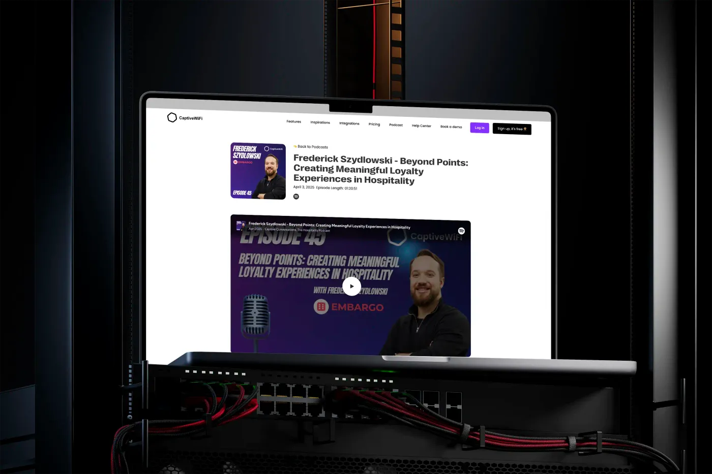 Captive WiFi podcast page