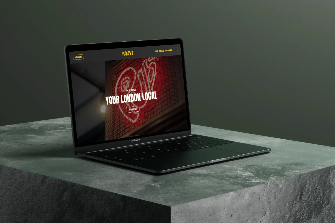 PubLove website for London pubs and hostels