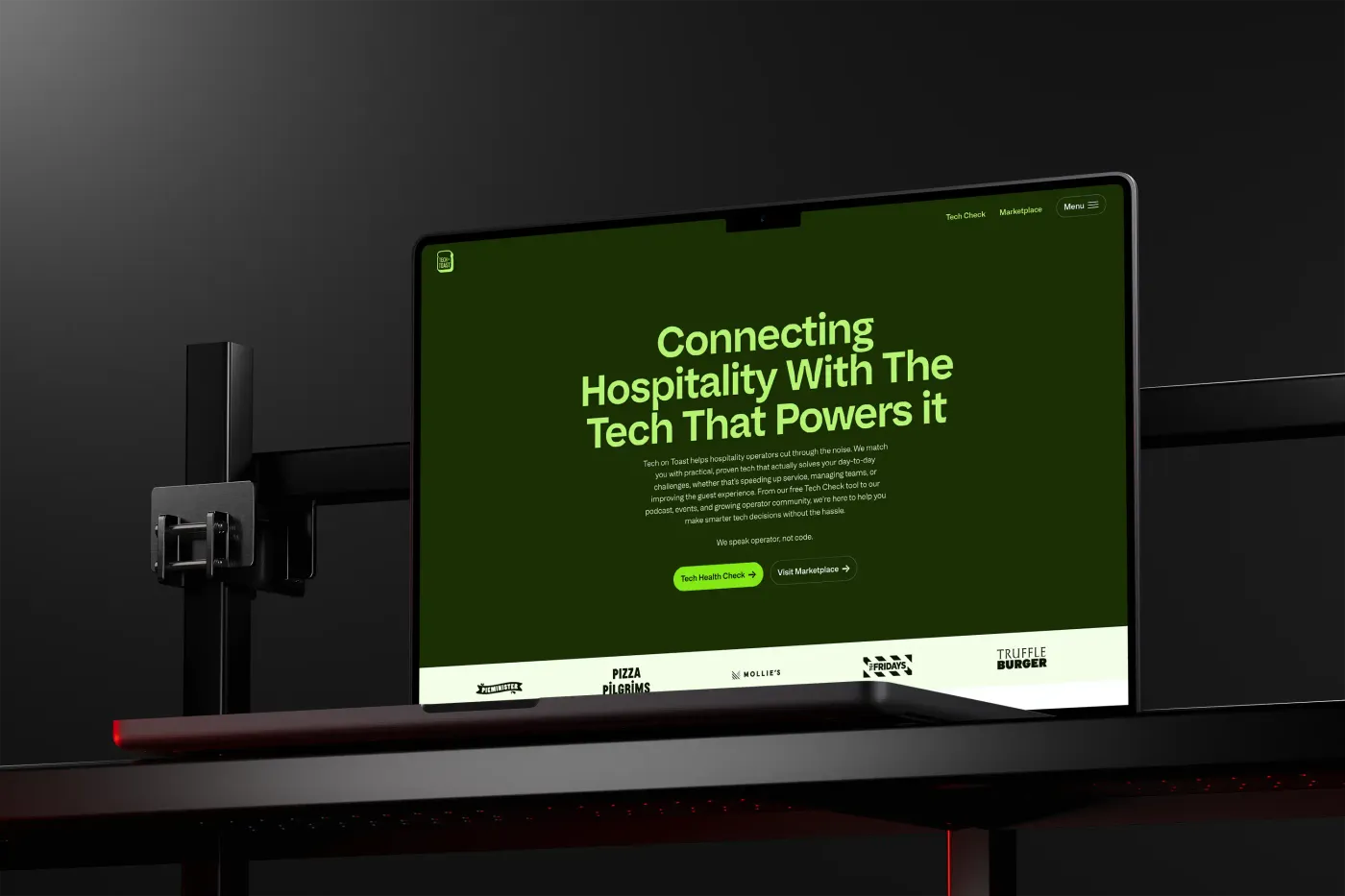 Tech on Toast website